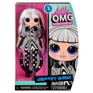 L.O.L. Surprise! O.M.G. Groovy Babe Fashion Doll – Black – New
